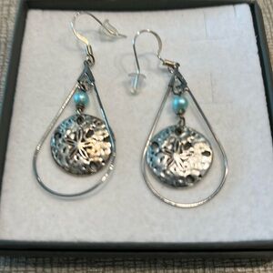 Sand dollar earring set